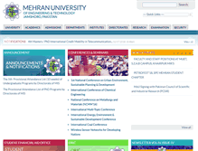 Tablet Screenshot of muet.edu.pk
