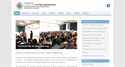 Desktop Screenshot of cs.muet.edu.pk